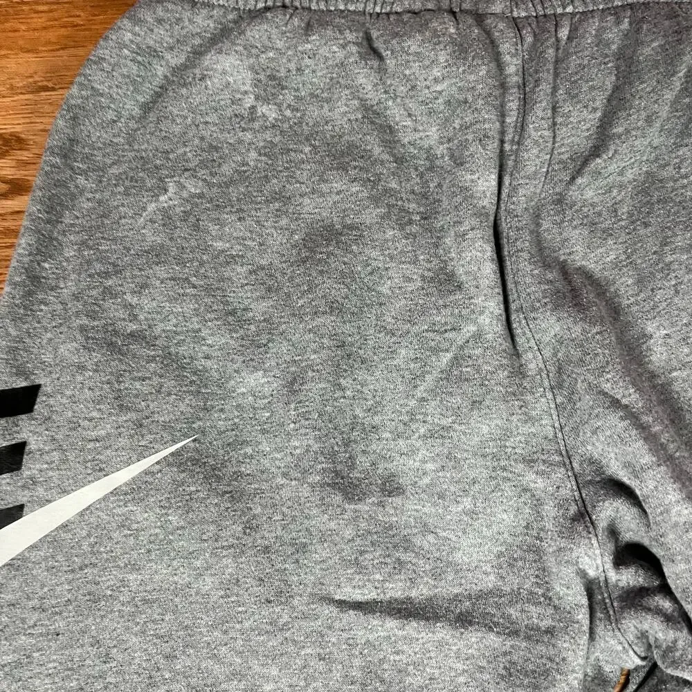 Nike Youth Boys L Large‎ Gray Club Fleece Joggers Pants CJ7863-091 Preowned